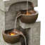 Polystone Solar Fountain with Light
