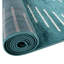 Tapis géométrique tissé à la machine en polypropylène turquoise-1695407514