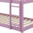 Wood Twin Over Twin Low Bunk Bed With Ladder-1014742009