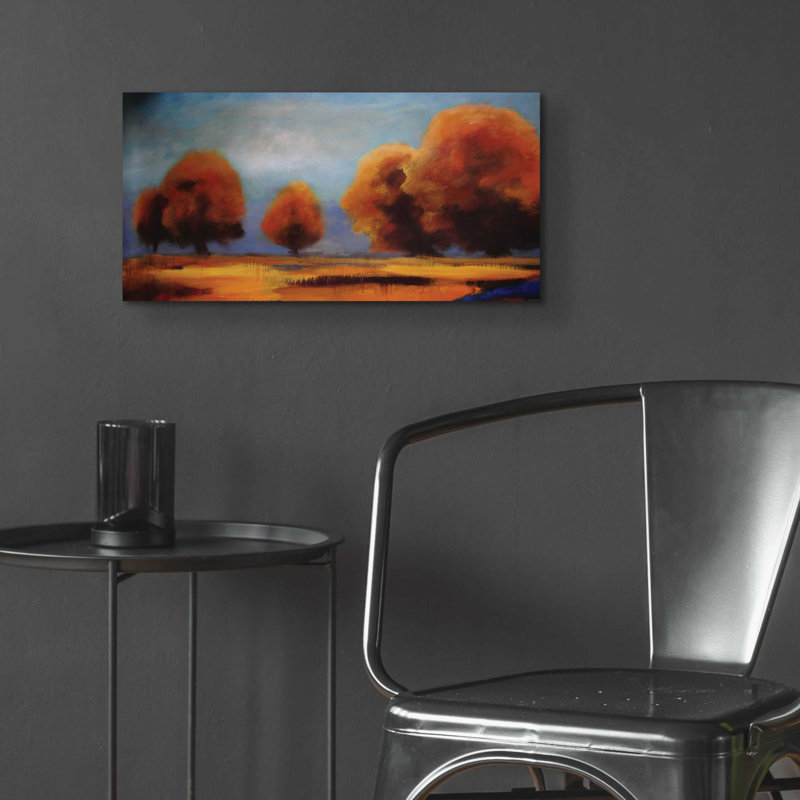«Western Sky» par Jadei, Red Barrel Studio®, art mural en verre acrylique, ACR-29106, H 12 po x l 24 po