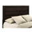 Dark Panel Bed For King Size, With Headboard, Slatted Design, Bedroom Focal Point With And Structure, Ideal Setup