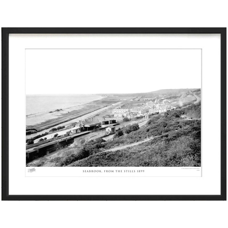 Seabrook, From The Stills 1899 by Francis Frith - Single Picture Frame Print, 28cm H x 36cm W