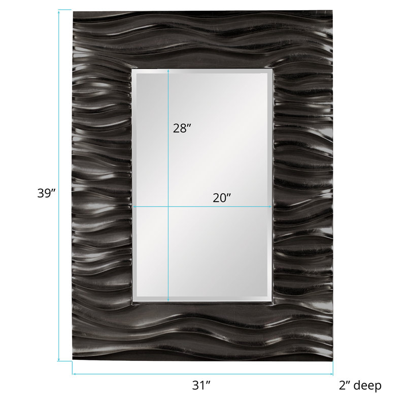 Miroir d'appoint Beahn, Noir