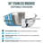 All-Clad d5 Brushed Stainless Steel 14 Piece Cookware Set