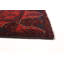 Tapis unique en laine noué à la main style Esari des années 2010 de 4 pi 2 po x 6 pi 4 po rouge Araliya