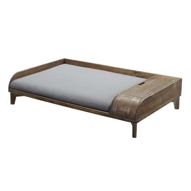 Canapé pour chien avec rangement Oakgrove, Grand (l 44,5 po x P 27,5 po x H 9,5 po)