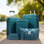 Ensemble de bagage 5 pièces, valise de transport rigide, bagage extensible avec sacs de voyage, roulettes, verrou TSA