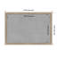 Tableau magnétique en bois franc avec cadre blanc délavé-101827562