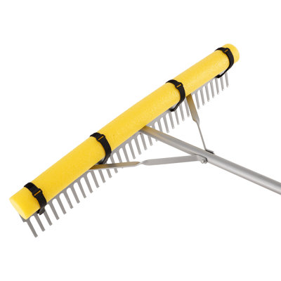 Landscape Rake 3.1825ft Aluminum Alloy Silver Lightweight