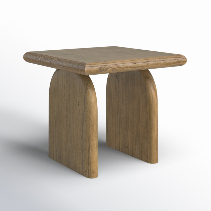 Fen Solid Wood End Table