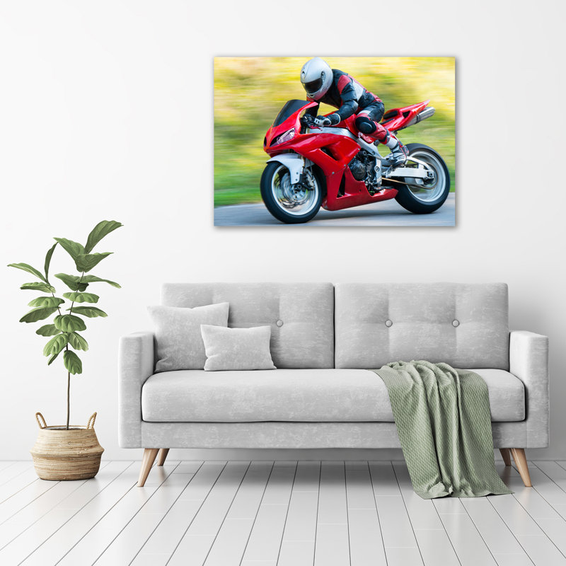 Motorcycle - Wrapped Canvas Print