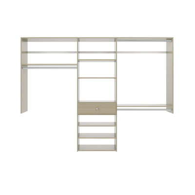 Grid 96" W Closet System Walk-In Sets