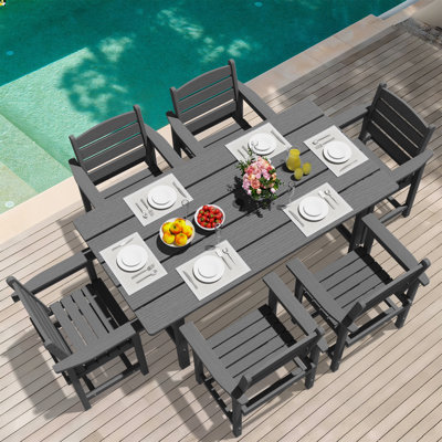 All-Weather Outdoor Patio Dining Set (7-Piece)