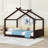 Wood House Floor Bed With Slats-376006402-376006404