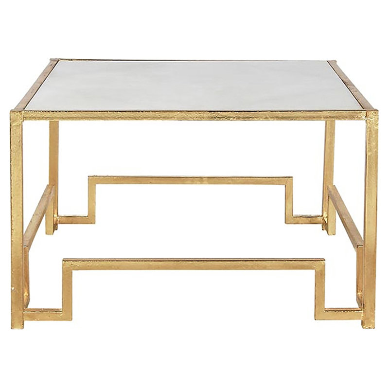 Table basse Athens, Feuille d'or