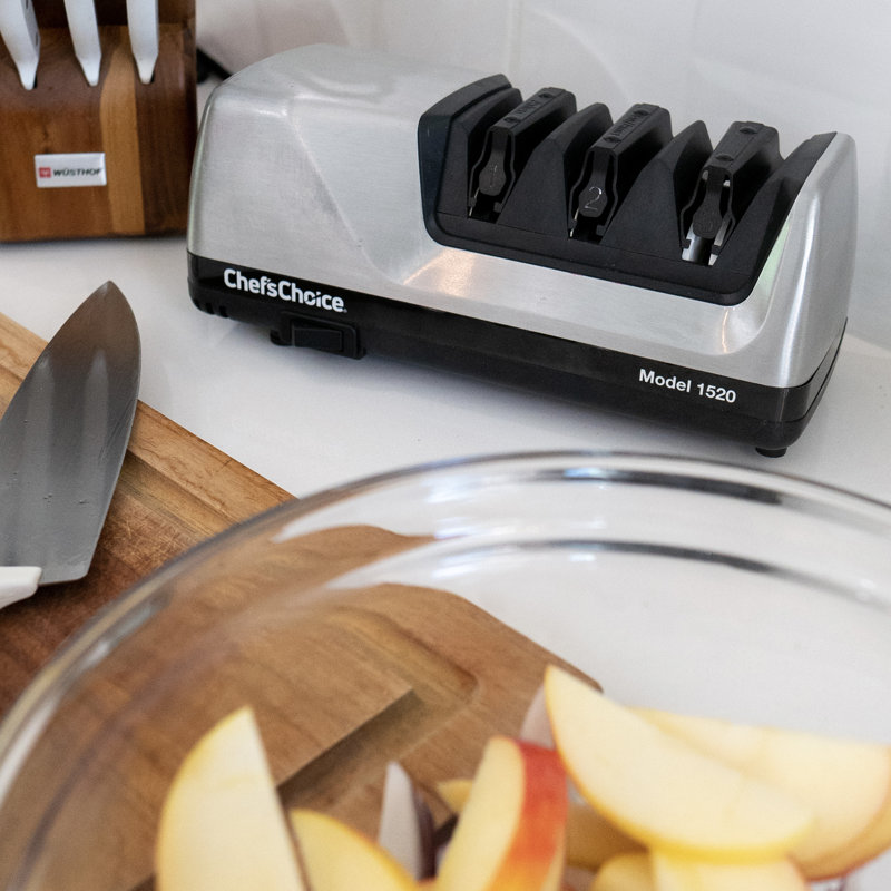 Chef'sChoice 1520 Brushed Metal Electric Knife Sharpener
