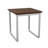 Gansett Waiting Reception End Table Metal Frame 20x20" High Pressure Laminate Top-50878865-50878866