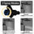 10" Metal Rain Shower Head With Handheld Spray Combo, Adjustable Extension Arm, 71 Inch Hose-125227261