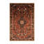 Tapis art déco brun lavable à la machine-242667667