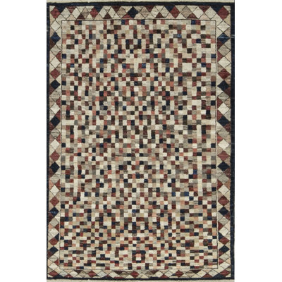 Afghan One-of-a-Kind 4' X 5'10" Area Rug