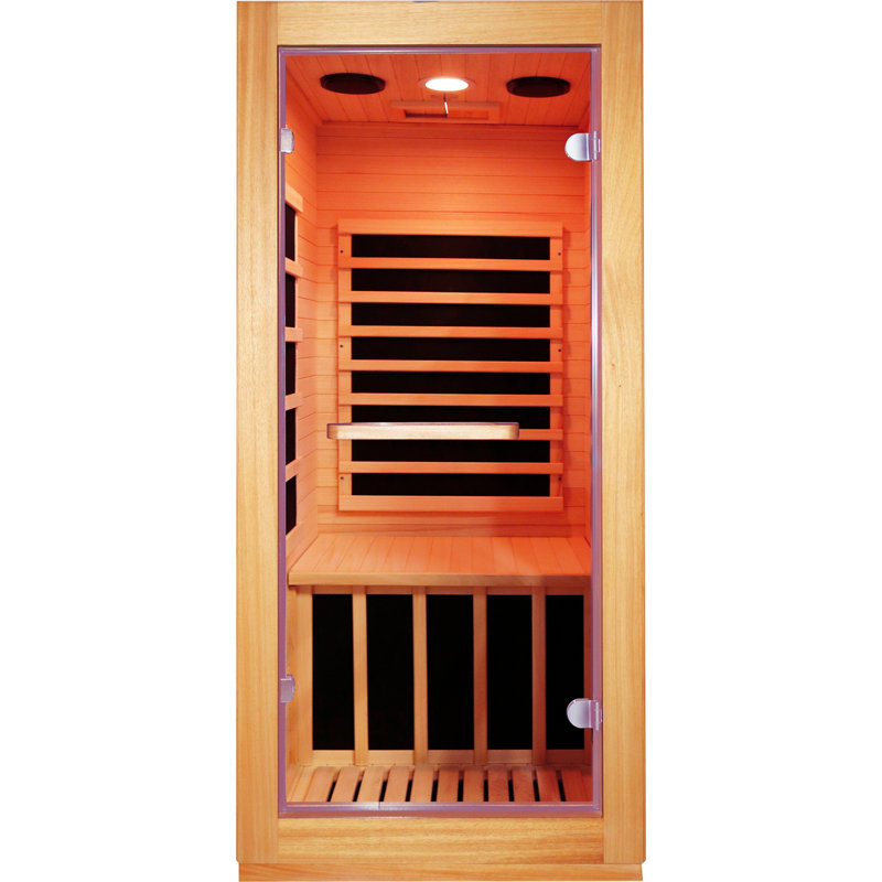 Sauna infrarouge avec cinq plaques chauffantes