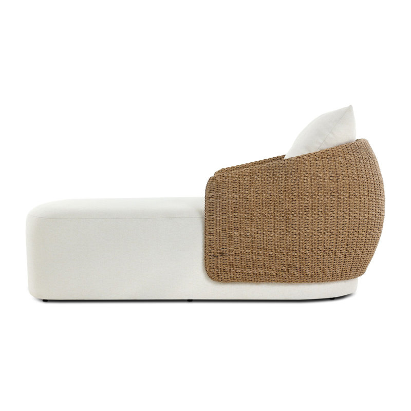 Maven Outdoor Chaise-Alessi Linen