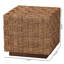 Bohemian Natural Seagrass End Table