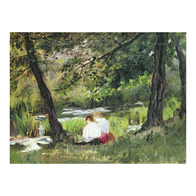Deux femmes assises par Mary Cassatt - Estampe numérique