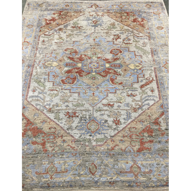 Viscose Oriental Indoor Rug, Rectangle 8' x 10'