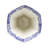 Spode Blue Italian Hexagonal Vase 10.5"