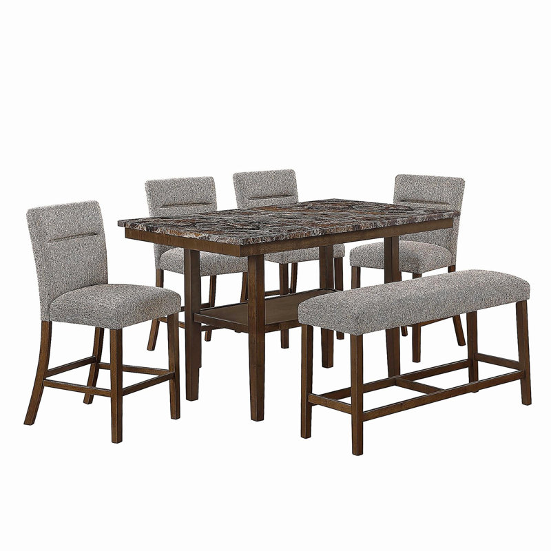 Marcello Brown Bar Table