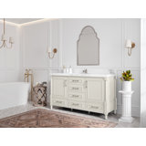 Aberdeen 60'' Single Bathroom Vanity with Quartz Top