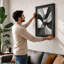 Spiral Vortex Geometric - Framed Print-1290413129-1290413131
