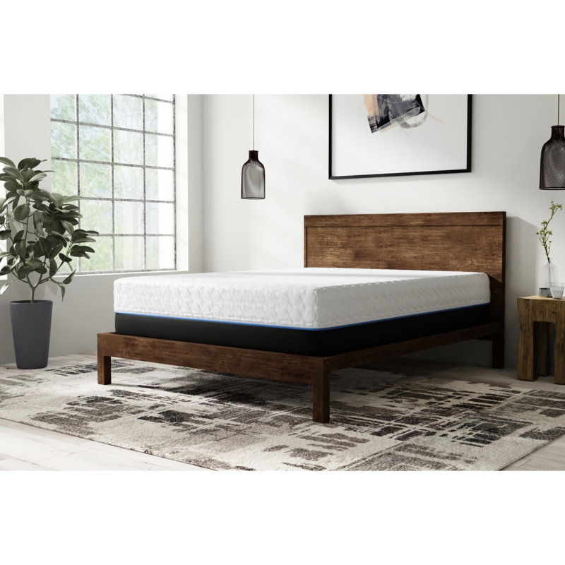 Grand matelas en cuivre - couche de confort en gel de 2 po incluse pour soulager les douleurs au cou de 14 po, Queen