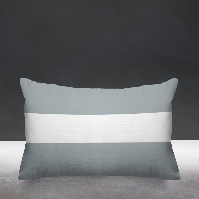 Coussin décoratif intérieur / extérieur Bede, gris