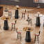 Table de bar ronde H 39,4 po pour bistro, bistro et table de salle à manger-1588257917-1587849889