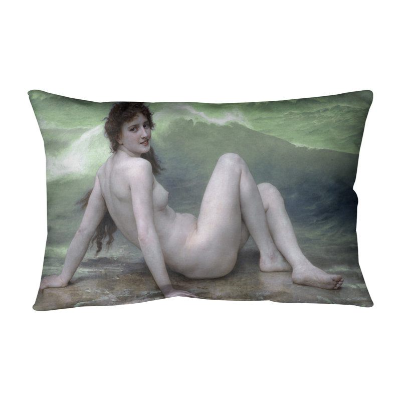 William-Adolphe Bouguereau la Vague, Bourre en polyester, Vert