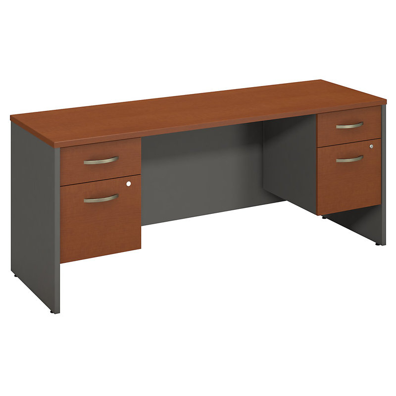 Ringold Executive Desk, Mahogany, 30" H x 72" W x 24" D