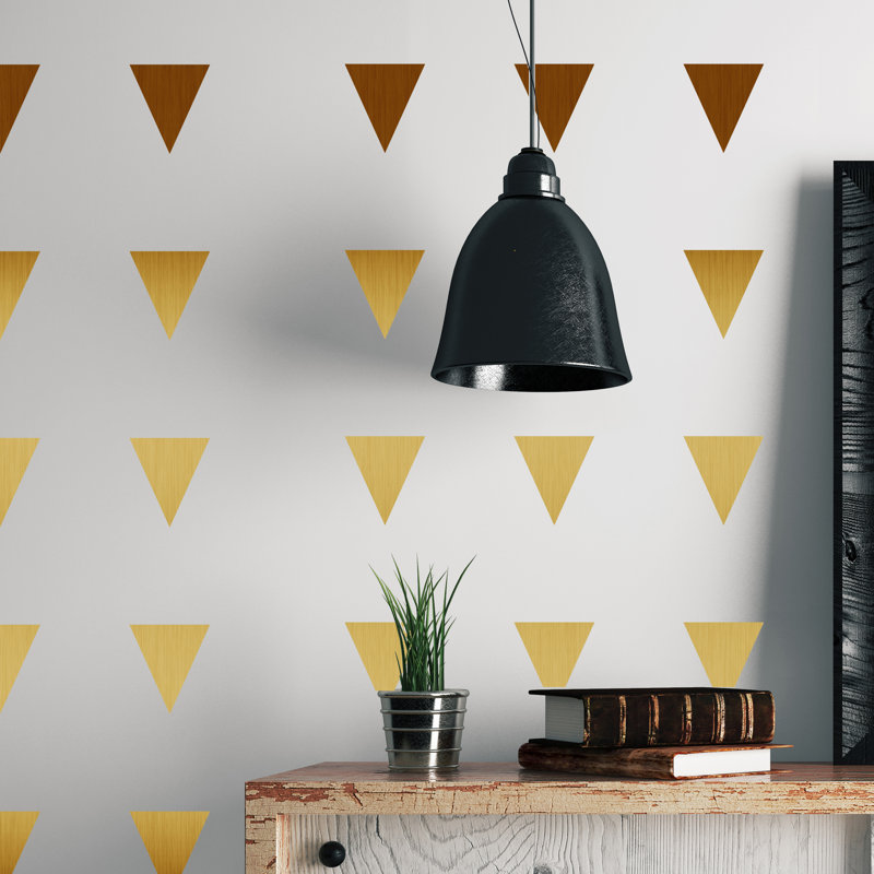 Abstract Wall Decal, Gold