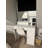 Vanity Desk with Mirror and LED Light Strip, Dressing Table with Large Drawer and 3 Level Storage, Adjustable Brightness for Bedroom-308593210