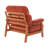 Mid-Century Accent Chair With Solid Wood Frame And Removable Cushions-1094629336
