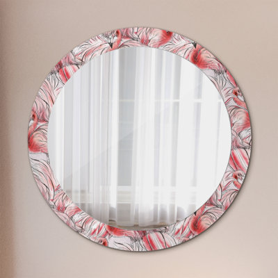 Huldar Glass Flat Wall Mirror