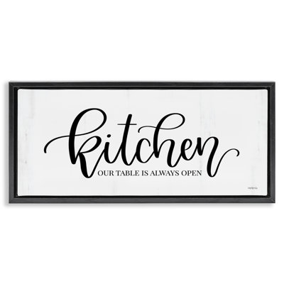 Art mural sur toile flottant Kitchen Kitchen