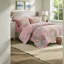 Luxueux ensembles de literie pour lit simple 5 pièces, microfibre douce, motif floral rétro pour l'élégance de la chambre à coucher