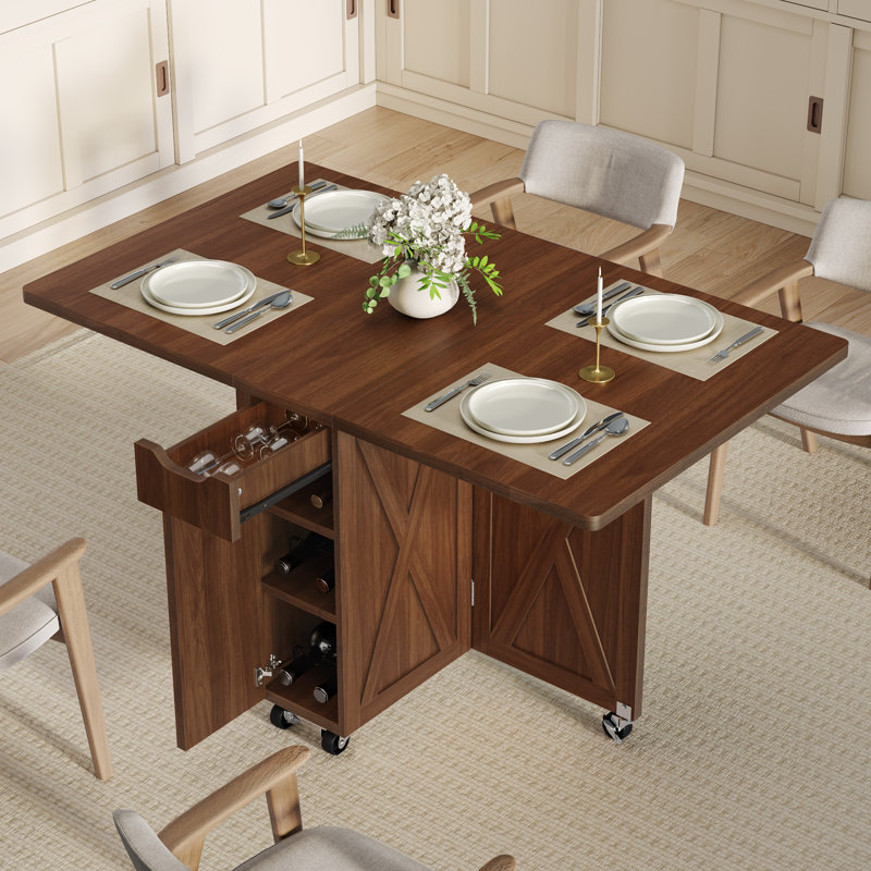 Table de salle à manger extensible, Walnut