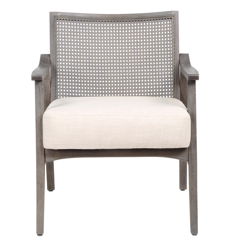 Hanah 25" Wide Arm Chair, Gray