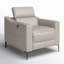 Fauteuil inclinable électrique en cuir Anisia-2037543851