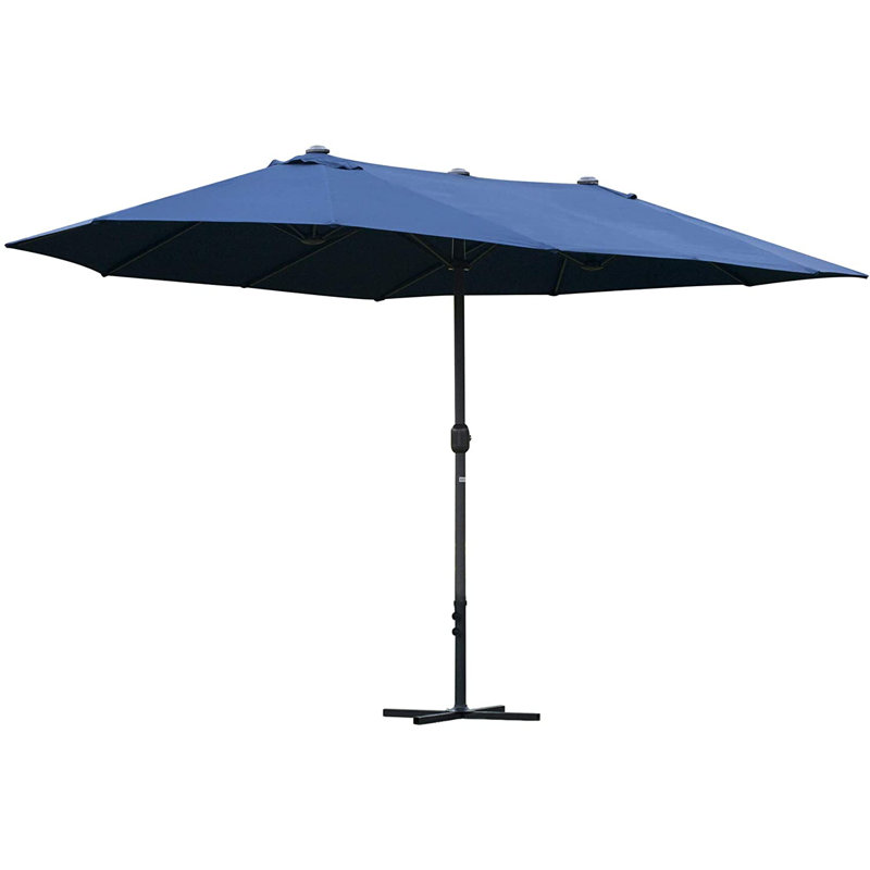 Cristina 460cm Market Parasol, Blue