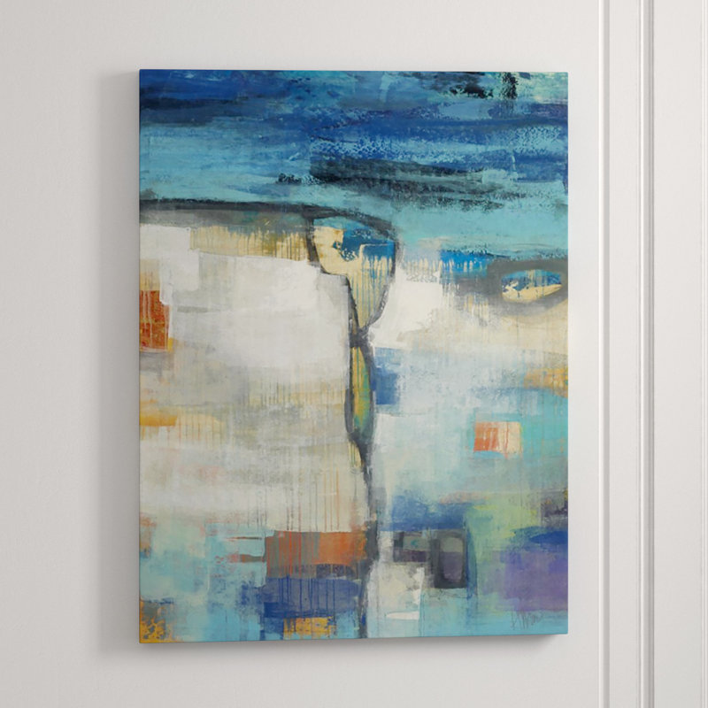 Lapis Painting by Maeve Harris, Outdoor, 32" H x 24" W x 1.5" D