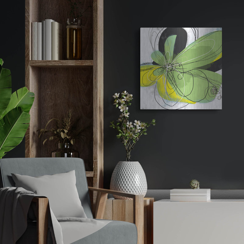 Winston Porter «Joyful Soul 1» par Jan Weiss, art mural en métal, H 24 po x l 24 po